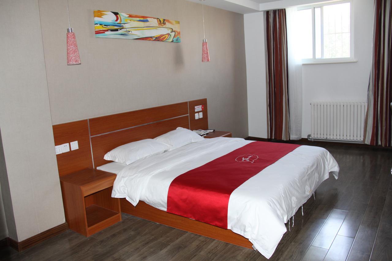 Thank Inn Chain Hotel Shandong Liaocheng Economic Development Zone Jiuhe Community エクステリア 写真